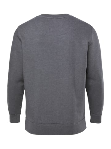 JP1880 Sweatshirt in dunkelgrau melange