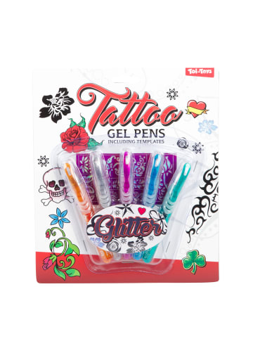 Toi-Toys 5 Tattoo Gelstifte in mehrfarbig