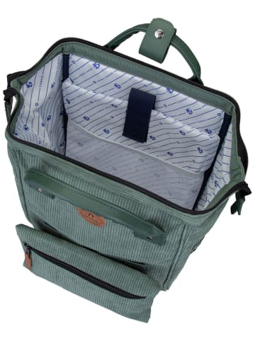 Cabaia Rucksack Adventurer Recycled Velvet Medium in Niagara