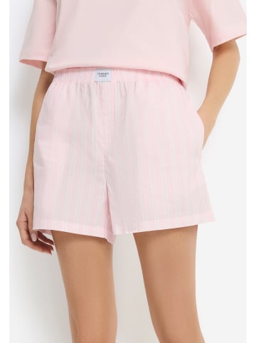 Copenhagen Studios Pyjamashorts in rosa gestreift