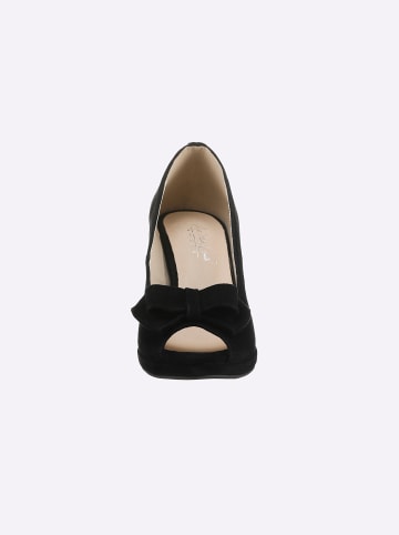Andrea Conti Peeptoe in schwarz