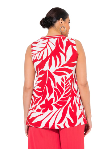 Ulla Popken Blusentop in neon rot