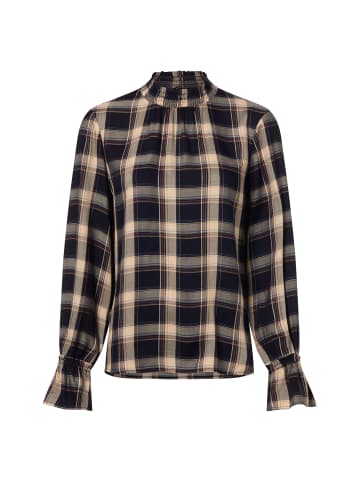 Zero Bluse in marine beige