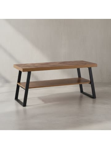 KADIMA DESIGN Schuhbank 100x41x40 cm Garderobenbank Eiche-Dekor, Sitzbank