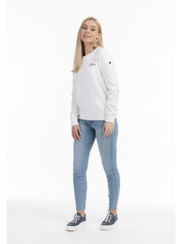 DreiMaster Maritim Damen Sweatshirt in Weiss