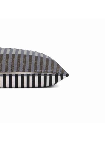 Tom Tailor Zierkissenhülle GLAMOUR STRIPE in Schwarz
