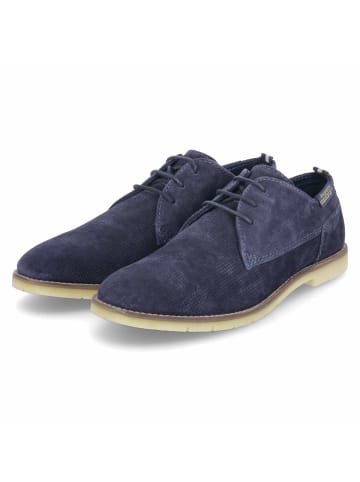 Bugatti Schnürhalbschuh in blau