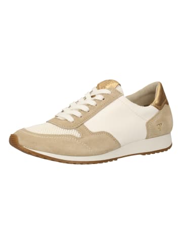 Paul Green Sneaker in Beige/Weiß