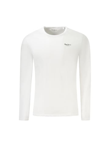 Pepe Jeans Weißes Baumwoll-T-Shirt