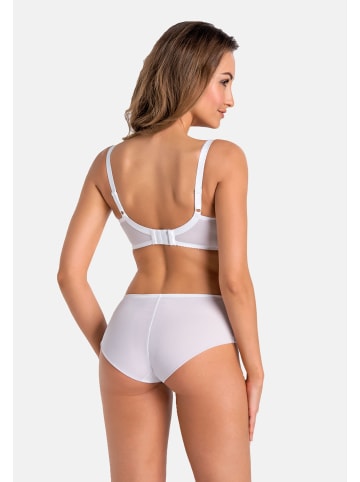 Teyli Mesh Slip mit floraler Spitze Marte in weiß