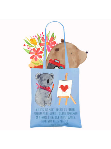 Mr. & Mrs. Panda Schultasche Emotionen ausdrücken Weisheit mit S... in Sky Blue