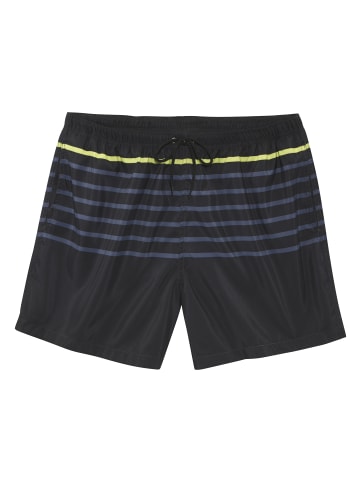 John Devin Badeshorts in schwarz-grau