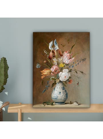 MuchoWow Leinwand bilder Blumenvase (BxH)