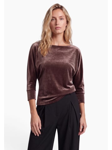 Zero  Halbarm-Shirt mit Fledermausärmeln in Black Coffee