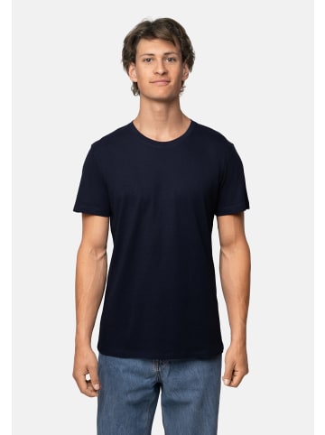 DANISH ENDURANCE T-Shirt Basic Crew Neck in white_dark navy