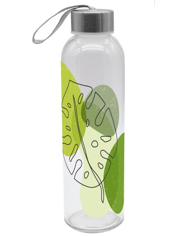 Geda Labels Trinkflasche Blätter in Grün - 500ml