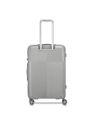 Roncato Airglam 4 Rollen Trolley M 68 cm mit Dehnfalte in grigio perla