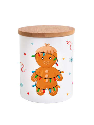 Geda Labels Vorratsdose Lebkuchenmännchen in Weiß - 620ml