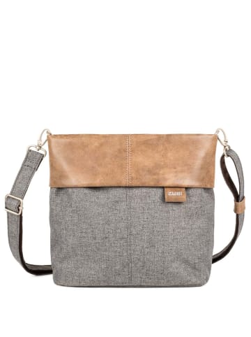 Zwei Olli OT8 - Schultertasche 25 cm (linen) in stone