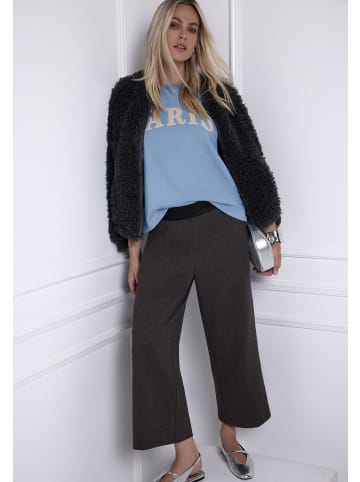 Street One Crewneck w. Artwork in Frosted Blue