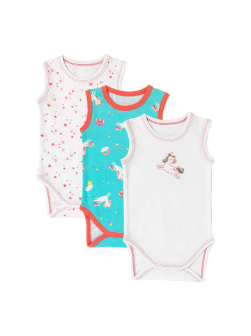 Schlummersack Baby-Bodys ärmellos 3er-Pack in Rosa