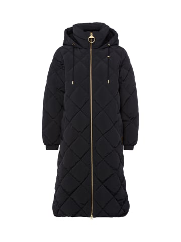Barbour Steppmantel Kirkton in schwarz