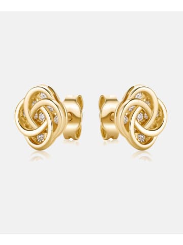 Diamant L'éternel Ohrringe aus 585 Gelbgold