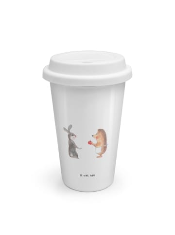 Mr. & Mrs. Panda Coffee To Go Becher Hase Igel ohne Spruch in Weiß