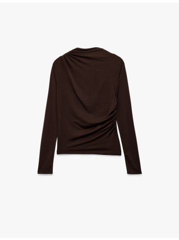 KOTON TSHIRT LS in Braun