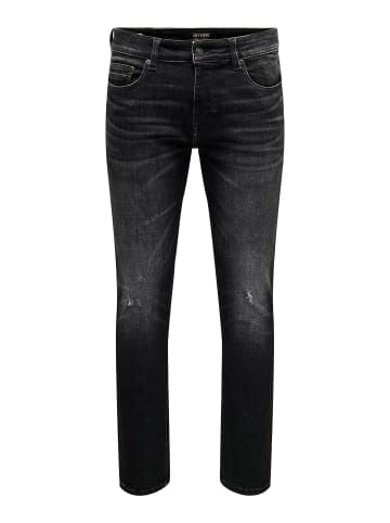 ONLY & SONS Slim Fit Jeans in Washed Black
