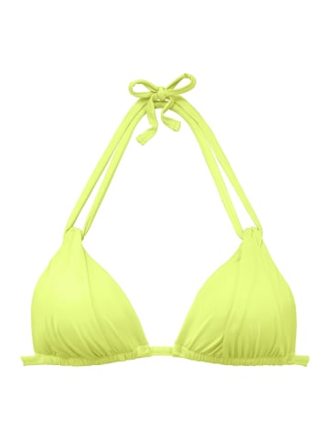 S. Oliver Triangel-Bikini-Top in lime