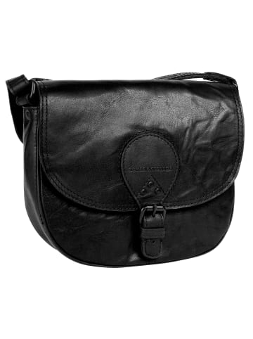 SPIKES & SPARROW Umhängetasche in schwarz