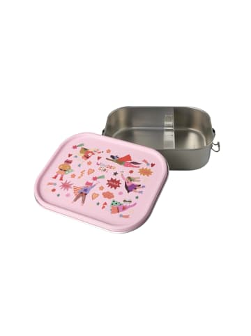 Rice Edelstahl Lunchbox Brotbox Hero in pink