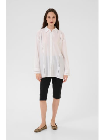 Karen By Simonsen Langarm - Hemd KBOmmi Oversize fit in Bright White
