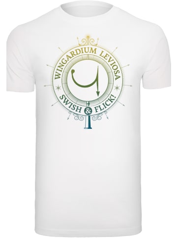 F4NT4STIC T-Shirt Harry Potter Wingardium Leviosa Spells Charms in weiß