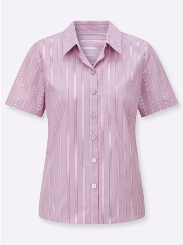 WITT WEIDEN Streifenbluse in rosé-ecru-gestreift