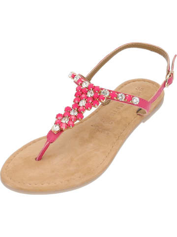 Tamaris T-Steg-Sandalen in FUXIA