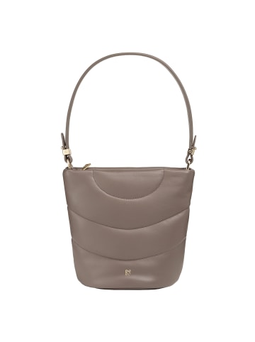DuDu Barbara Schultertasche Leder 21.5 cm in taupe