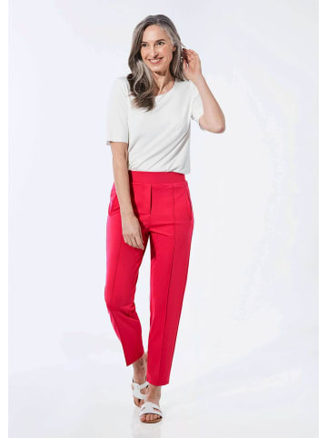 GOLDNER Stoffhose Elegante 7/8-Schlupfhose SARA in rot