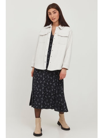 b. young Jacke BYADANA Loose fit in White Pepper Melange