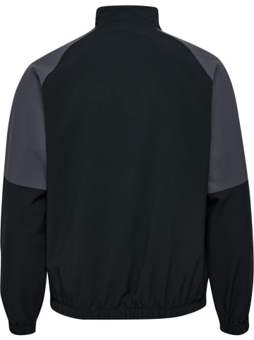 Hummel Trainingsjacke "Loose Track Zipjacket Sportswear" in Schwarz
