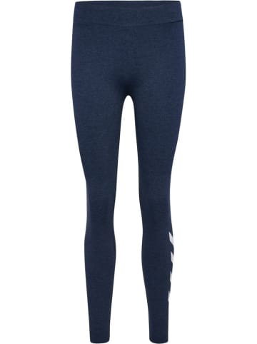 Hummel Leggings "Pulse Logo Mw Tights" in Blau