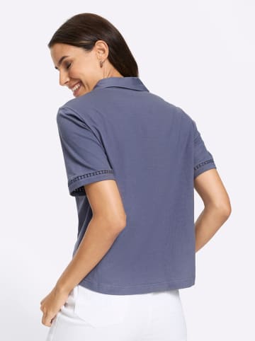 WITT WEIDEN Poloshirt in rauchblau