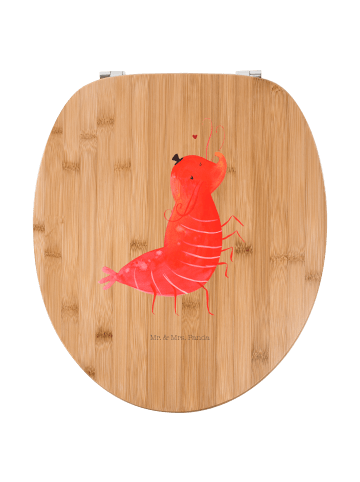 Mr. & Mrs. Panda WC Sitz Garnele Franzose ohne Spruch in Braun