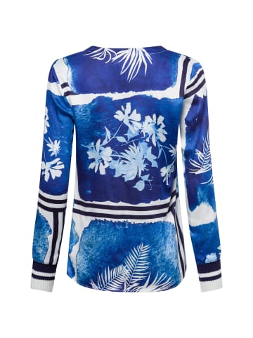 EMILY VAN DEN BERGH  Blusenshirt in blau mehrfarbig