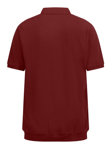 JP1880 Poloshirt in dunkel kirschrot