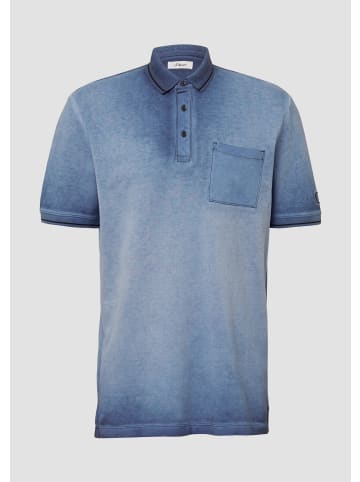 s.Oliver Polo-Shirt in 5852_tiefblau