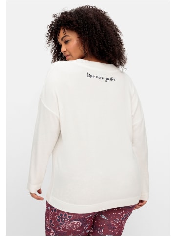 sheego by Joe Browns Oversize-Sweatshirt in offwhite