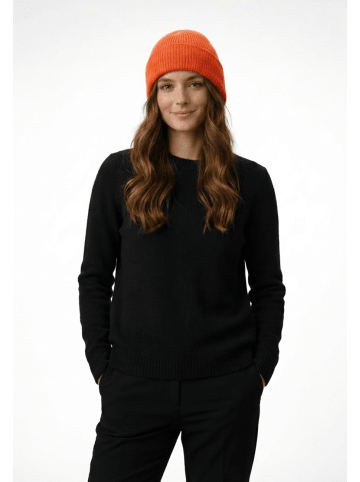 Yuhu Beanie aus Polyester Unisex für Herbst und Winter in Orange