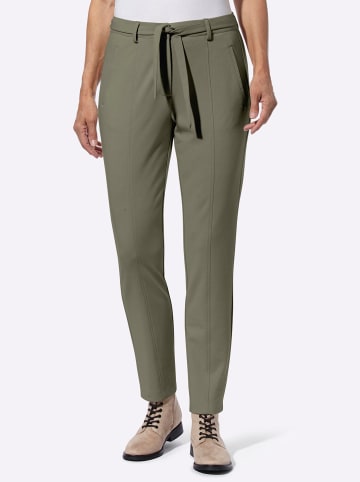WITT WEIDEN Jersey-Hose in khaki